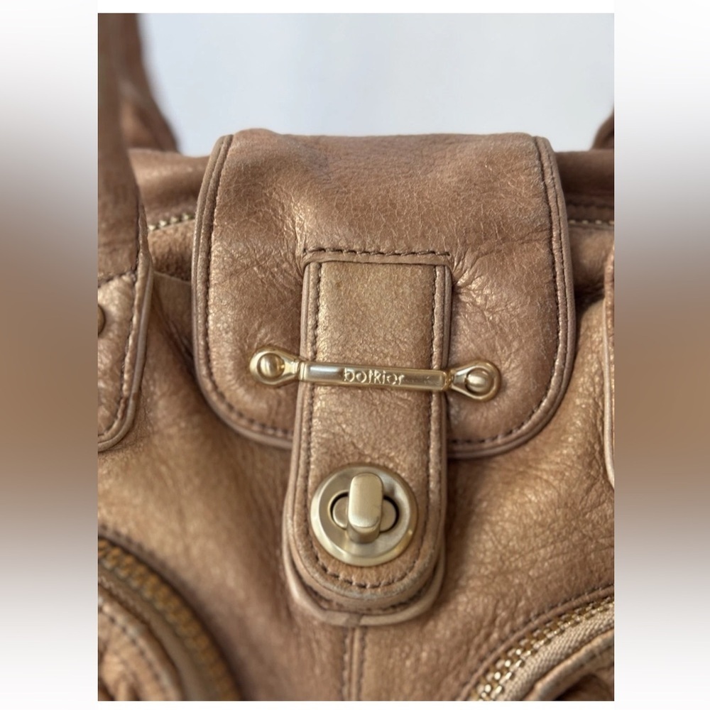 Botkier Bianca Boho Leather Signature Satchel Bag purse Handbag *Flaws - Picture 3 of 16